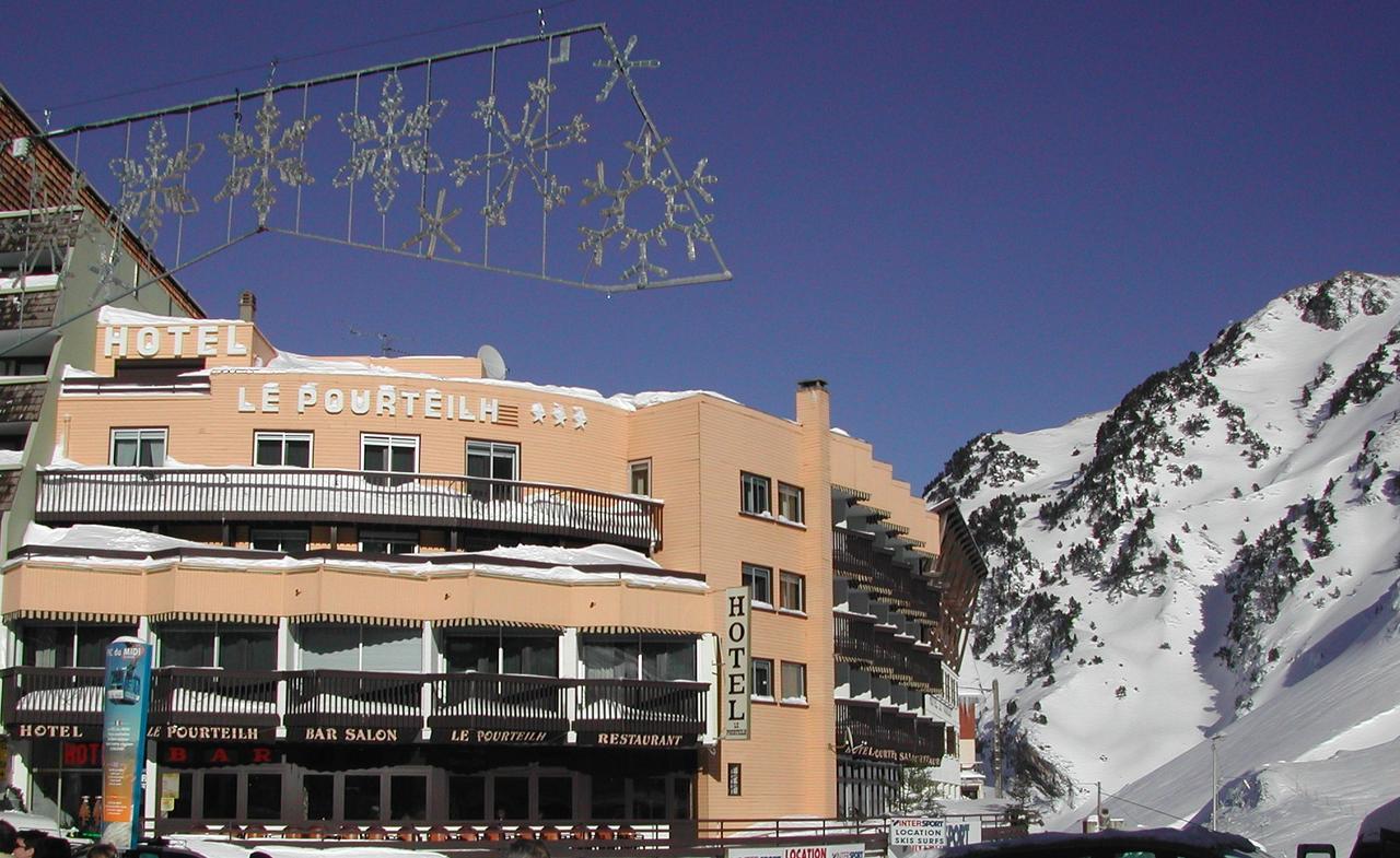 Hotel Le Pourteilh La Mongie Exterior foto